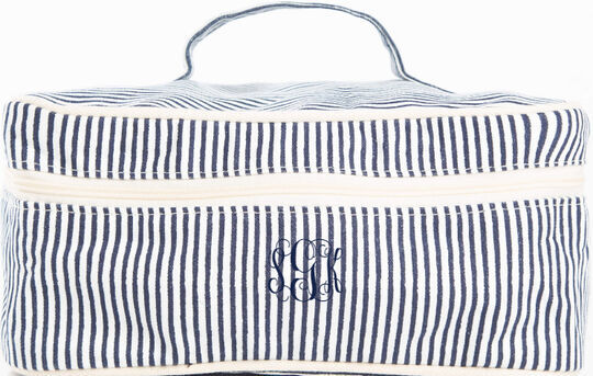 Personalized Stripes Cosmetic Case